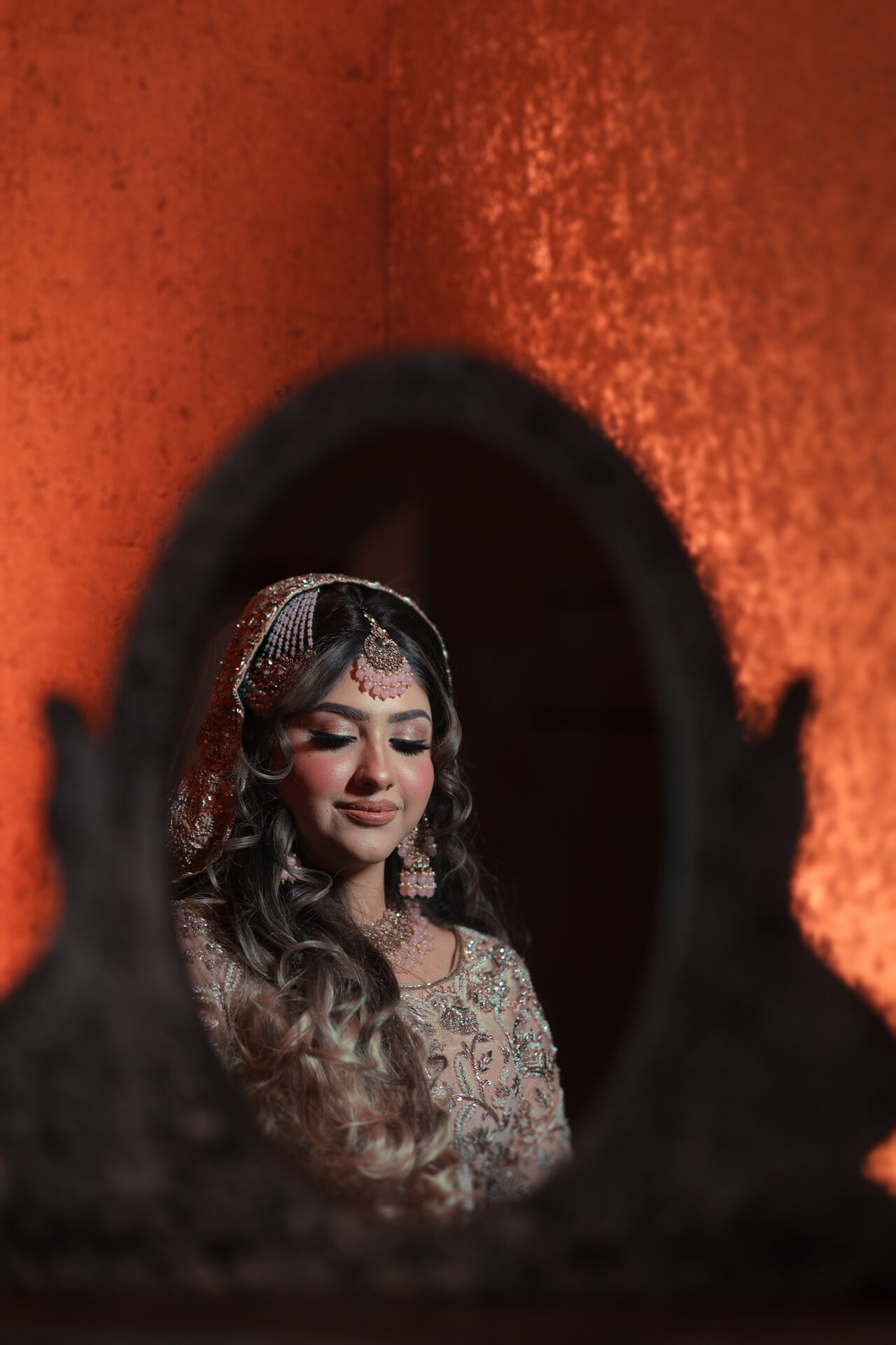 Editorial wedding photography - bride and groom portrait by CineEvents